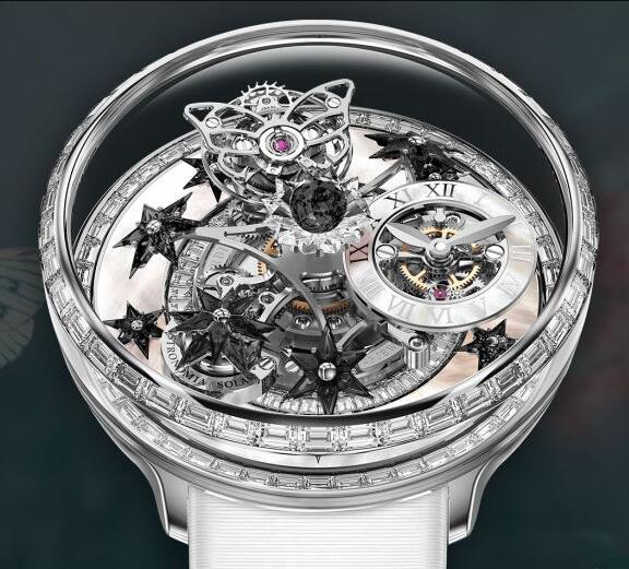 Jacob & Co. FLEURS DE JARDIN BLACK & WHITE Watch Replica AF321.30.BC.UA.A Jacob and Co Watch Price Jacob & Co. FLEURS DE JARDIN BLACK & WHITE Watch Replica AF321.30.BC.UA.A Jacob and Co Watch Price